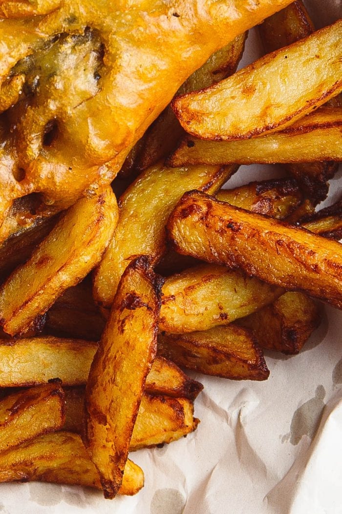 The Crispiest Vegan Fish And Chips Banana Blossom Fish!